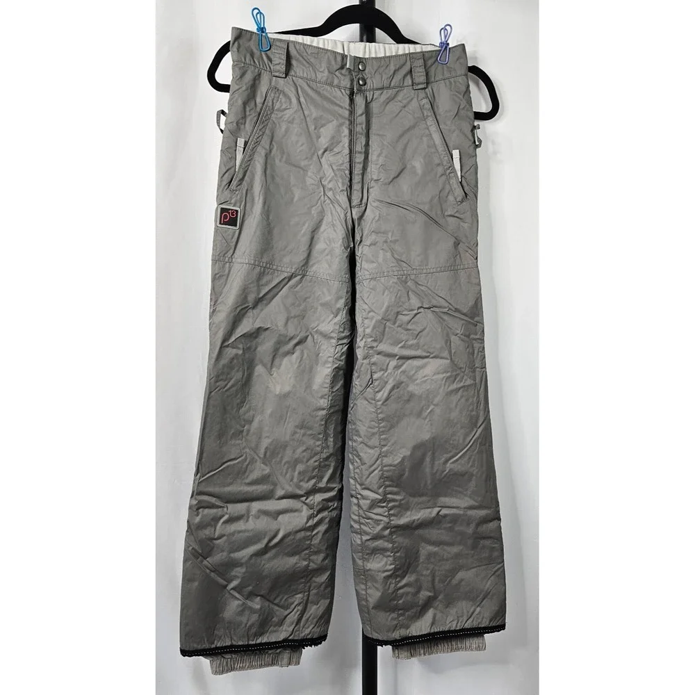 Burton Unisex Kids Grey Snowboard Ski Dryfit Pants Size L Waterproof Breathable‎
